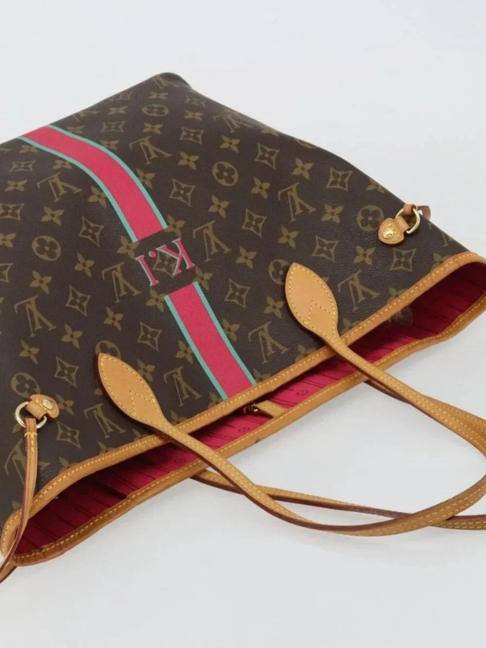 LOUIS VUITTON Monogram My LV Heritage Neverfull MM Tote Bag M40156 Auth 165269